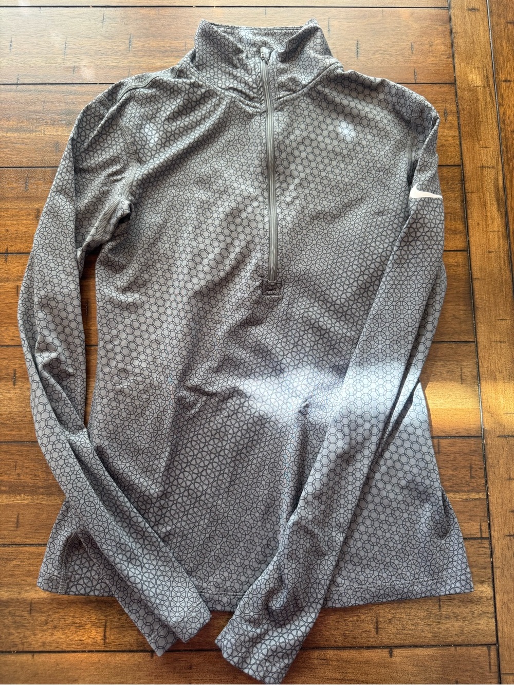 Nike Pro Hyperwarm Dri-FIT Geoprint 1/2 Zip Pullover – Women’s Size Small